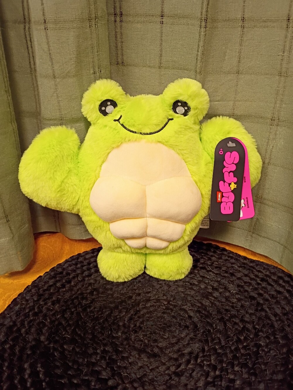 NWT 2026 Zuru Buffys Series 1 Frog Ultra Soft Cuddly Plush Animal Size 8"